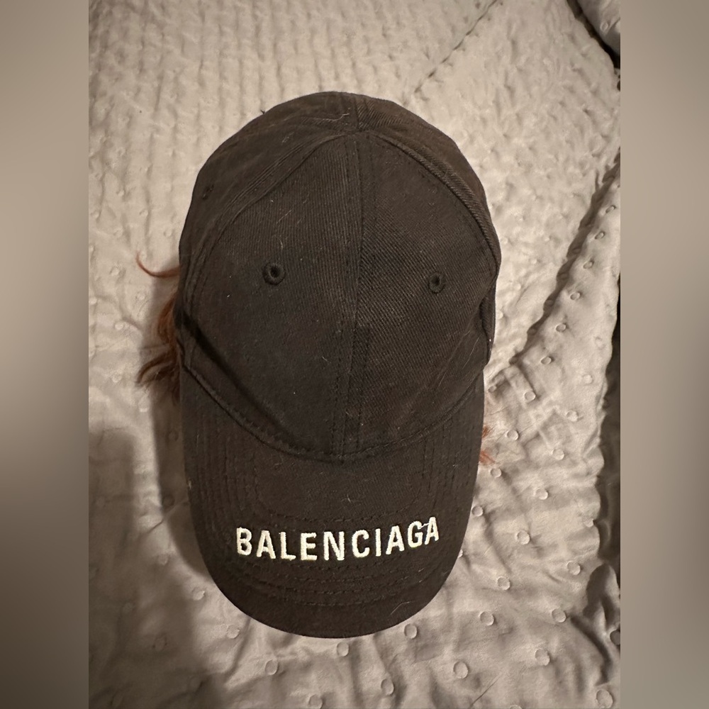 Black Balenciaga Hat